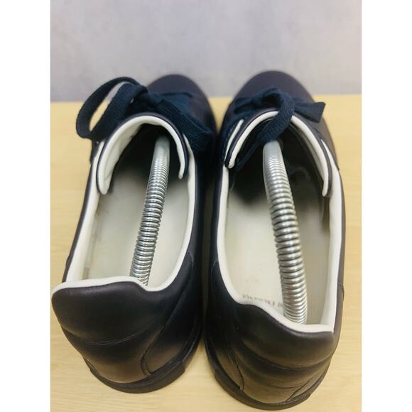 Armani Exchange Emporio Armani Low Top Lace Up Sneaker Navy Blue Mens Size 10 - Picture 8 of 12